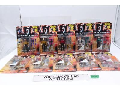 Lot of 10 Star Trek Generations 1990's Playmates Action Figures NEW SEALED