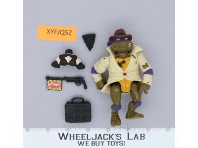 Donatello Undercover Turtle 100% Complete TMNT 1990 Playmates Vintage Figure