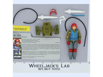 Fast Draw V1 100% Complete G.I. Joe 1987 Hasbro Vintage Action Figure