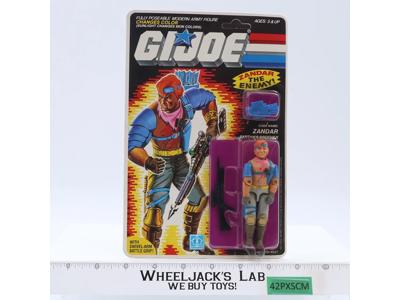 Zandar The Enemy 36-Back GI Joe 1986 Hasbro Vintage Figure UNPUNCHED MOSC