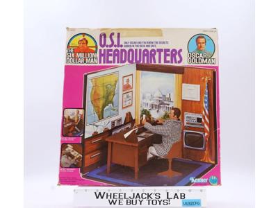 O.S.I. Headquarters W/ Box Six Million Dollar Man 1977 Kenner Playset
