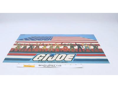 GI Joe A Real American Hero Poster 1985 Hasbro Vintage 15" X 21" ARAH