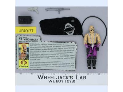 Dr. Mindbender V1 100% Complete G.I. Joe 1986 Hasbro Vintage Action Figure