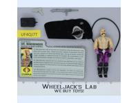 Dr. Mindbender V1 100% Complete G.I. Joe 1986 Hasbro Vintage Action Figure