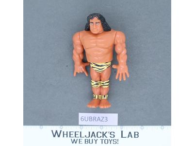 Superfly Jimmy Snuka 100% Complete WWF WWE Wrestling 1991 Hasbro Vintage Figure