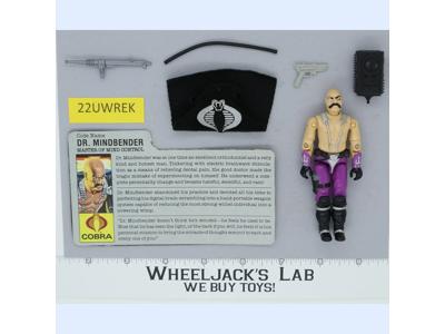 Dr. Mindbender V1 100% Complete G.I. Joe 1986 Hasbro Vintage Action Figure