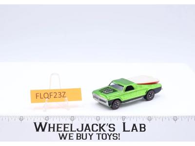 Seasider Light Green 1970 Redline Hot Wheels Mattel Vintage RL w/ Boat NICE