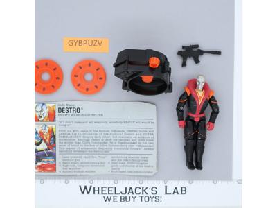 Destro V3 100% Complete 1992 G.I. Joe Hasbro Vintage Action Figure