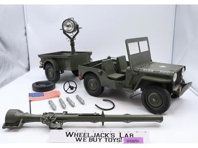Official Jeep Combat Set Hasbro 12" G.I. Joe Action Soldier Vehicle 1966 Vintage