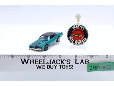 Custom Eldorado Aqua Teal 1968 Redline Hot Wheels Mattel Vintage RL w/ Button