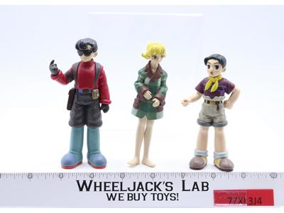 Lot of 3 Tima Kenichi Rock Metropolis Osamu Tezuka Cominica Action Figures