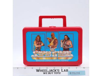 Superstars Pencil Case WWF Wresting 1991 Titan Sports School Storage Case