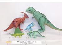 Lot of 5 Definitely Dinosaurs 1987 Playskool Action Figures + Accessories