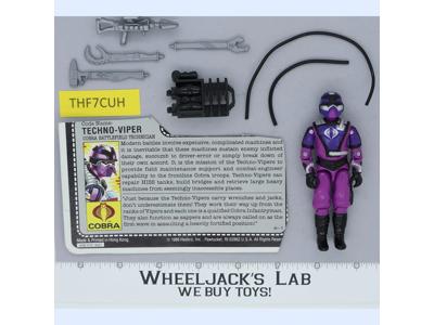 Techno-Viper V1 100% Complete G.I. Joe 1987 Hasbro Vintage Action Figure