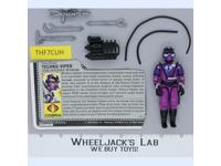 Techno-Viper V1 100% Complete G.I. Joe 1987 Hasbro Vintage Action Figure