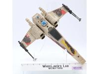 Battle Damaged X-Wing Fighter GREY 100% Complete Star Wars 1977 Kenner Vehicle
