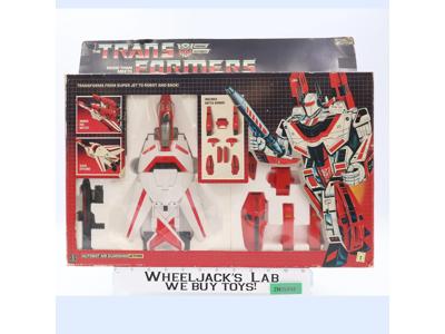 Jetfire 100% Complete W/ Box & Insert 1985 G1 Transformers Vintage Action Figure
