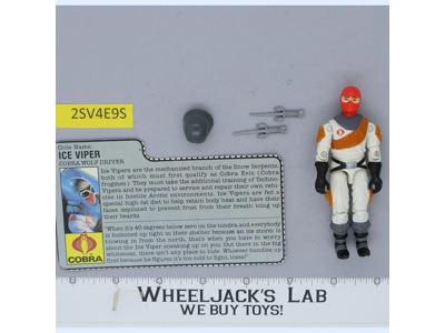 Ice Viper V1 100% Complete G.I. Joe 1987 Hasbro Vintage Action Figure
