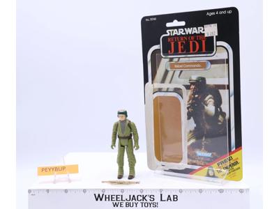 Rebel Commando 100% Complete China 65 Back-C ROTJ Star Wars Kenner 1983 NO REPRO