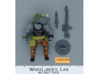 Rocksteady SOFT HEAD Complete Teenage Mutant Ninja Turtles TMNT Playmates 1988