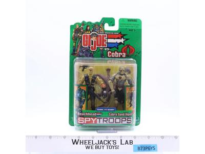 Beachhead vs Cobra Sand Viper GI Joe vs Cobra Spytroops 2003 Hasbro NEW SEALED