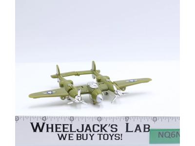 Bolt USAAF Lockheed P-38 Lightning WWII Bomber 1985 Go-Bots Bandai Vintage