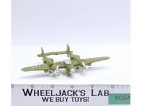 Bolt USAAF Lockheed P-38 Lightning WWII Bomber 1985 Go-Bots Bandai Vintage