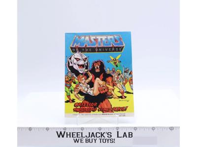 Grizzlor The Legend Comes Alive! Mini Comic Book MOTU Masters of the Universe
