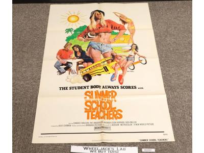 Summer School Teachers Candice Rialson Original 1974 Movie Poster 41 x 27