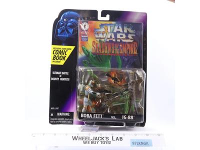 Boba Fett vs IG-88 Star Wars Shadows of the Empire 1996 Kenner NEW MOSC