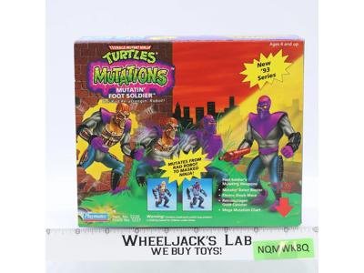 Mutatin' Foot Soldier TMNT Mutations 1993 Playmates Figure NEW MISB SEALED
