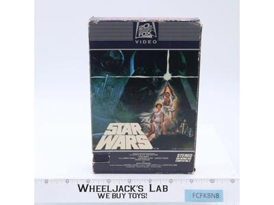 Star Wars A New Hope Stereo Mono Compatible 1977,1982 20th Century Fox VHS Tape