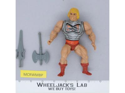 Battle Armor He-Man 100% Complete Masters of the Universe MOTU 1984 Mattel