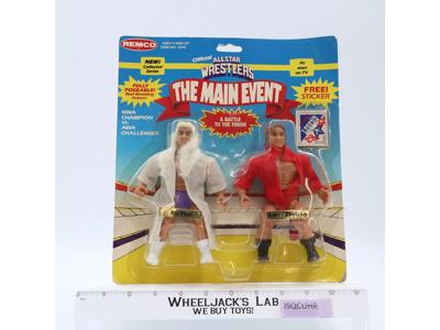 Ric Flair & Larry Zbyszko Main Event AWA All-Star Wresting 1985 Remco NEW SEALED