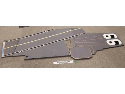 Full Flight Deck GRAY USS Flagg Aircraft Carrier 1985 Vintage GI Joe