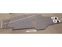 Full Flight Deck GRAY USS Flagg Aircraft Carrier 1985 Vintage GI Joe