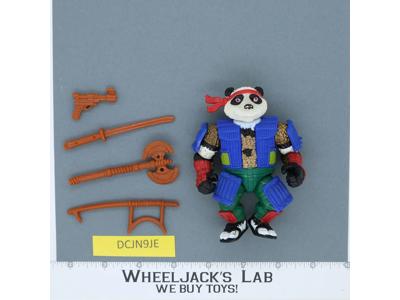 Panda Khan 100% Complete Teenage Mutant Ninja Turtles TMNT Playmates 1990