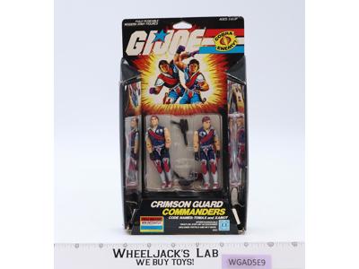 Tomax & XAMOT Complete Crimson Guard Commanders 1985 GI Joe Hasbro Vintage