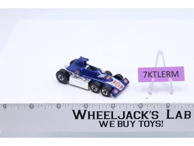 Lickety Six Hot Wheels DARK BLUE Blackwall 1977 Vintage Mattel Near Mint HK