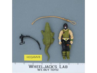 Croc Master V1 G.I. Joe 1987 Hasbro Vintage Action Figure NM