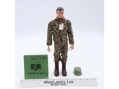 GI Joe Action Marine Painted Head 12" 1964 Hasbro Action Figure with Manual