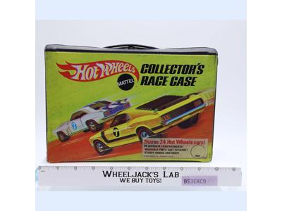 48 Car Collector's Race Storage Case w/ 2 Trays Hot Wheels 1969 Mattel Redline