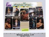 WWF Wrestle Manis Super Stars Sticker Sheet Hulk Hogan Jake The Snake etc. 1988