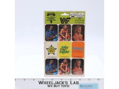 4 Sticker Sheets WWF Wrestling 1991 Titan Sports Paper Magic NEW SEALED
