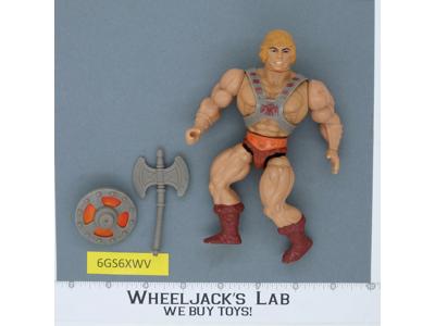 He-Man 100% Complete Masters of the Universe MOTU 1982 Mattel Vintage Figure