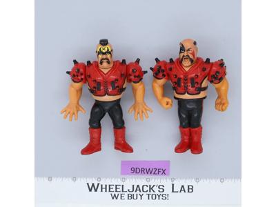 Legion of Doom WWF WWE 100% Complete Hasbro Wrestling 1991 Titan Sports Vintage