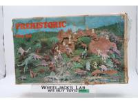 #3398 Prehistoric Times Dinosaur Cavemen Playset 1971 Marx Vintage