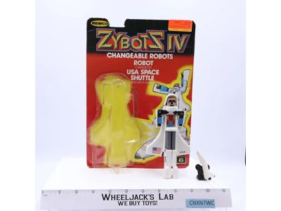 USA Space Shuttle Zybots ZYBOTZ IV Series 16 W/Card & Bubble Remco 1984 Vintage