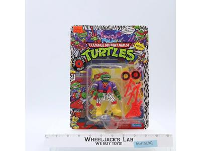 Heavy Metal Raph TMNT Rock'n Rollin' 1991 Playmates Action Figure UNPUNCHED MOSC