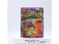 Heavy Metal Raph TMNT Rock'n Rollin' 1991 Playmates Action Figure UNPUNCHED MOSC